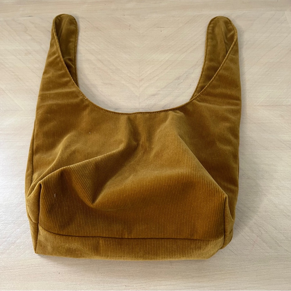 Merit Beauty The Signature Bag Brown Corduroy Knot Makeup Bag - Picture 4 of 6